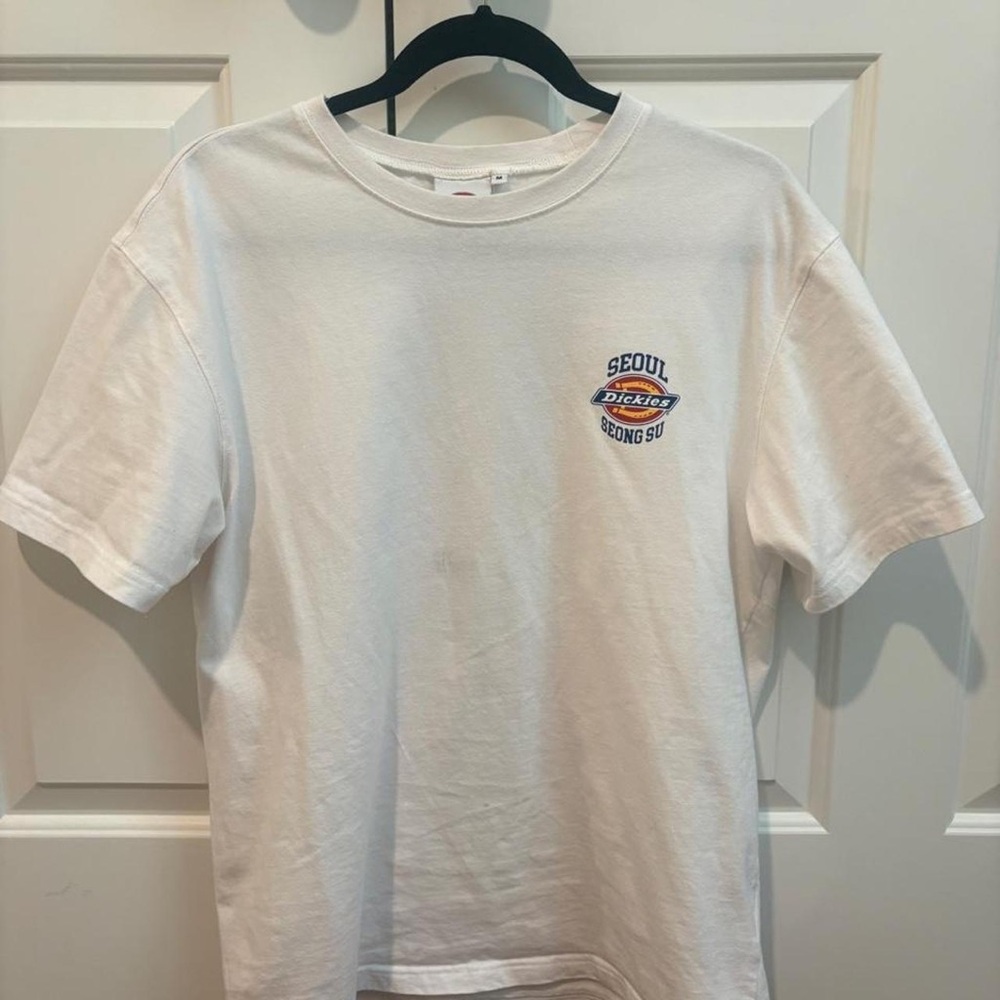 Dickies White Crewneck Seoul Beongsu Graphic Tee